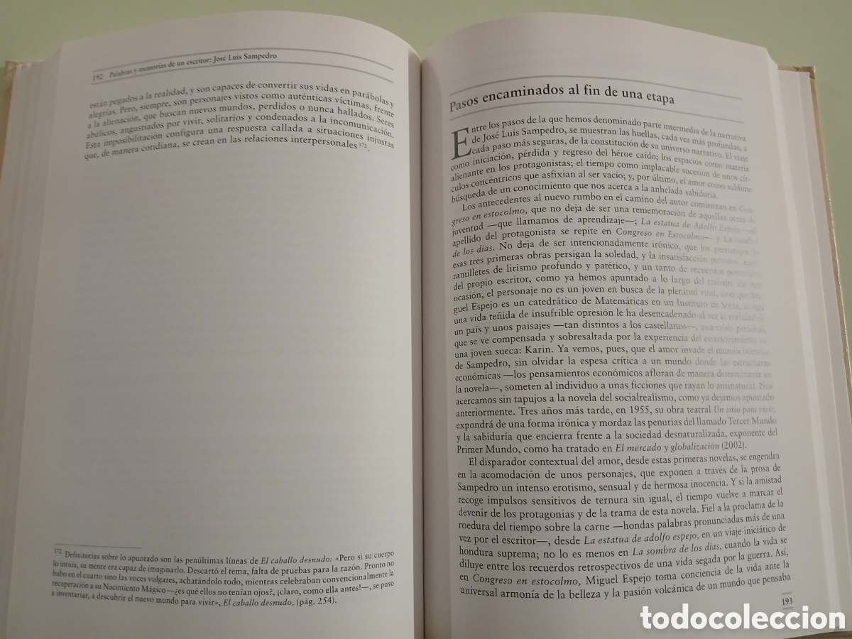 Libros de segunda mano: Jos&eacute; Luis Sampedro. Francisco Mart&iacute;n Mart&iacute;n. - Foto 13