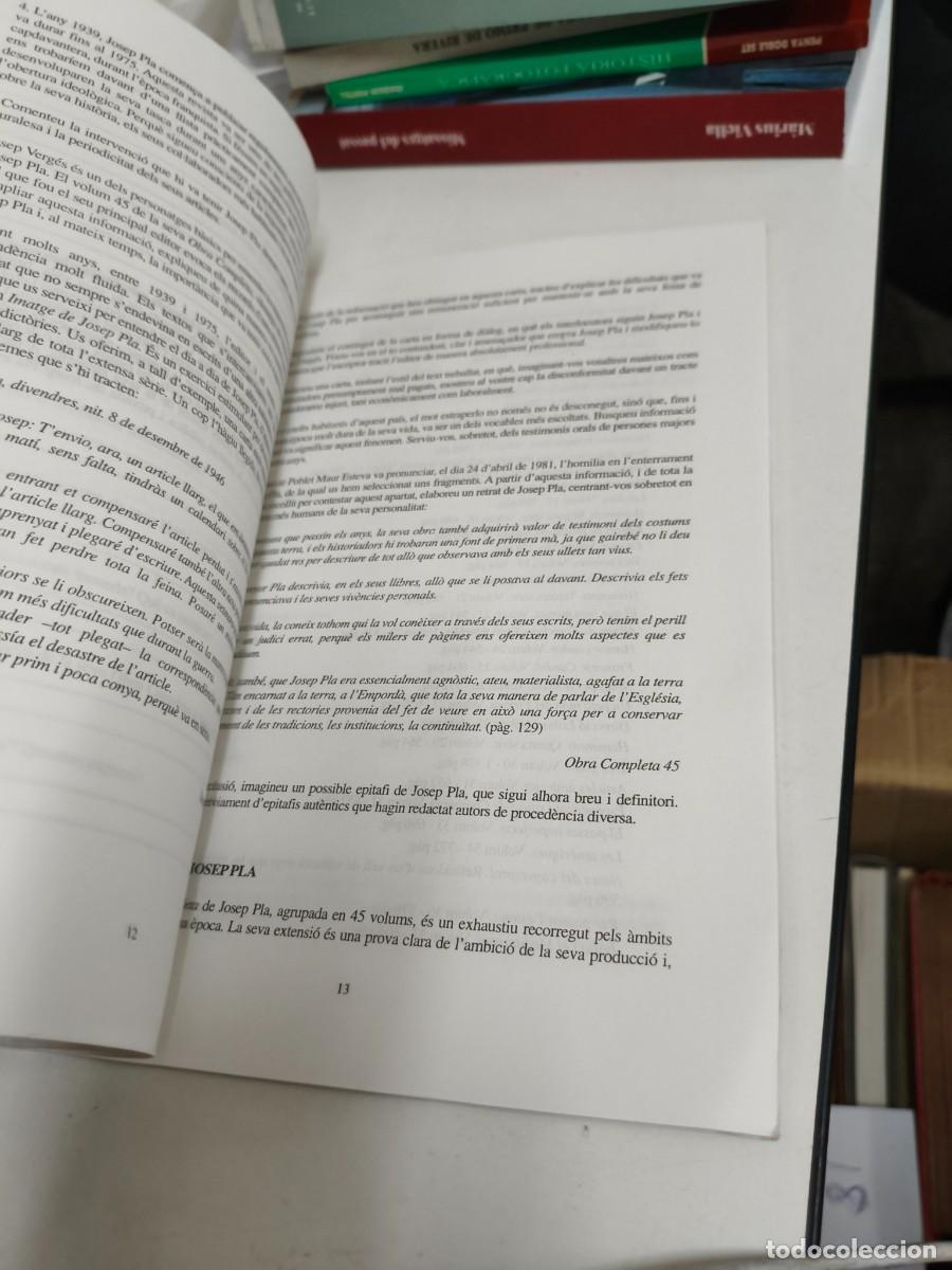 Libros de segunda mano: Josep Pla. Carrer estret. Generalitat de Catalunya. - Foto 3