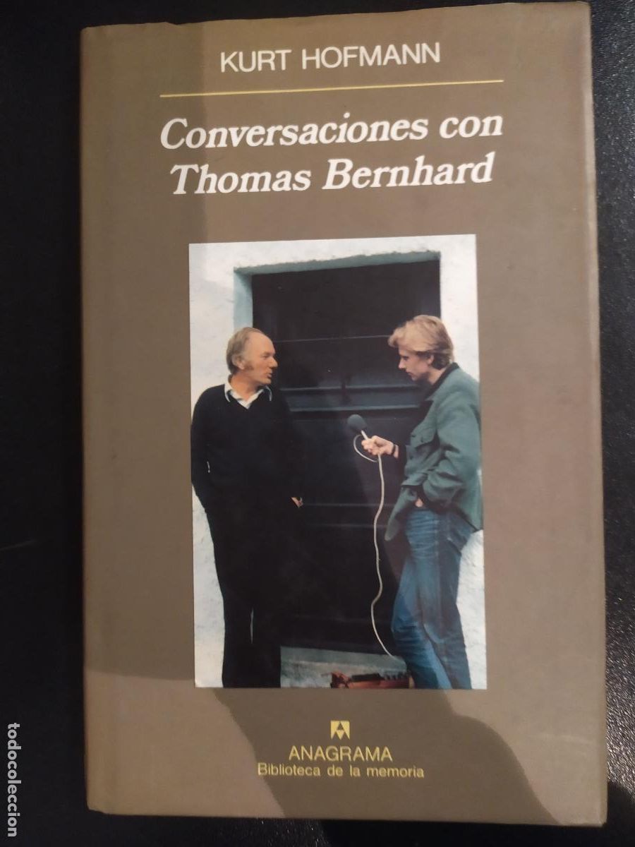 Libros de segunda mano: CONVERSACIONES CON THOMAS BERNHARD KURT HOFFMANN - Foto 1