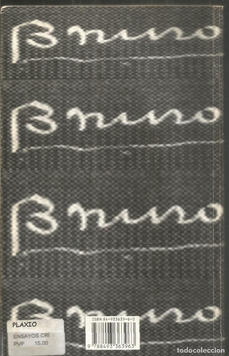 Libros de segunda mano: BRUNO SCHULZ. ENSAYOS CRITICOS. MALDOROR EDICIONES. PRIMERA EDICION - Foto 2