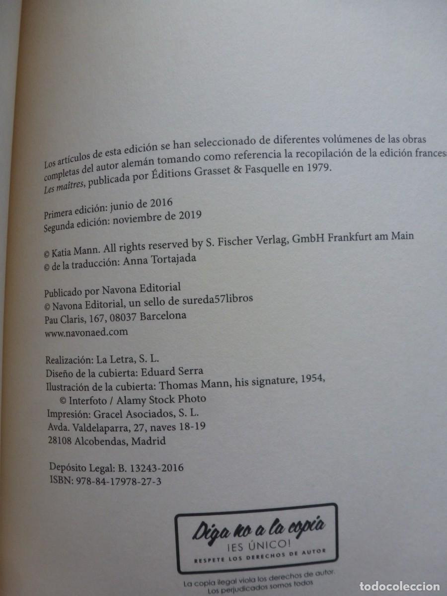 Libros de segunda mano: TEXTOS CRITICOS. THOMAS MANN. EDITORIAL NAVONA PEOPLE 2019 - Foto 5