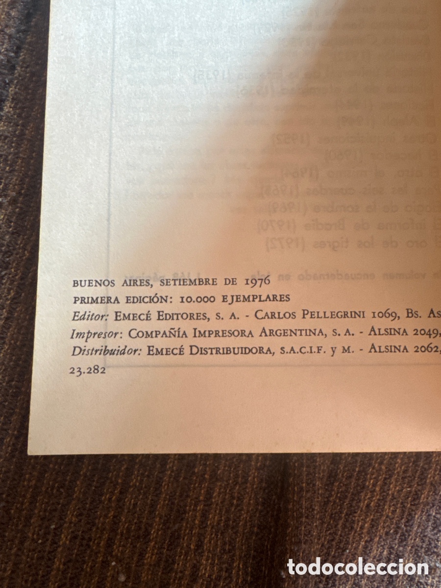 Libros de segunda mano: Di&aacute;logos Borges Sabato 1 edici&oacute;n 1976 - Foto 3