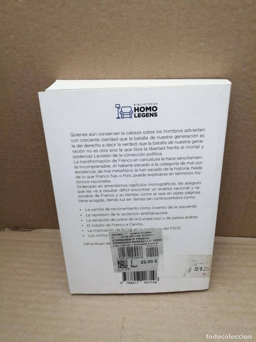 Libros de segunda mano: Eternamente Franco (Homo Legens, 2020) - Foto 2