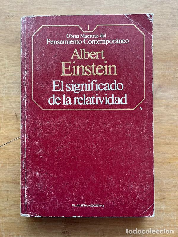 Libros de segunda mano: El significado de la relatividad - Einstein Albert - Foto 1