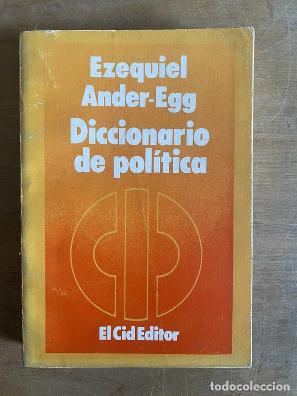 Libros de segunda mano: Diccionario de politica - Ander-Egg Ezequiel
