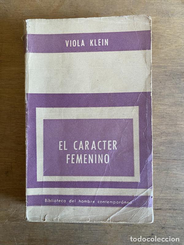 Libros de segunda mano: El caracter femenino - Klein Viola - Foto 1