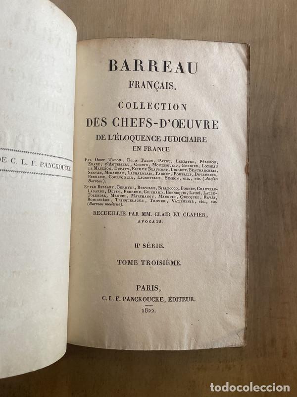 Libros de segunda mano: Barreau francais - Mm Clair et Clapier