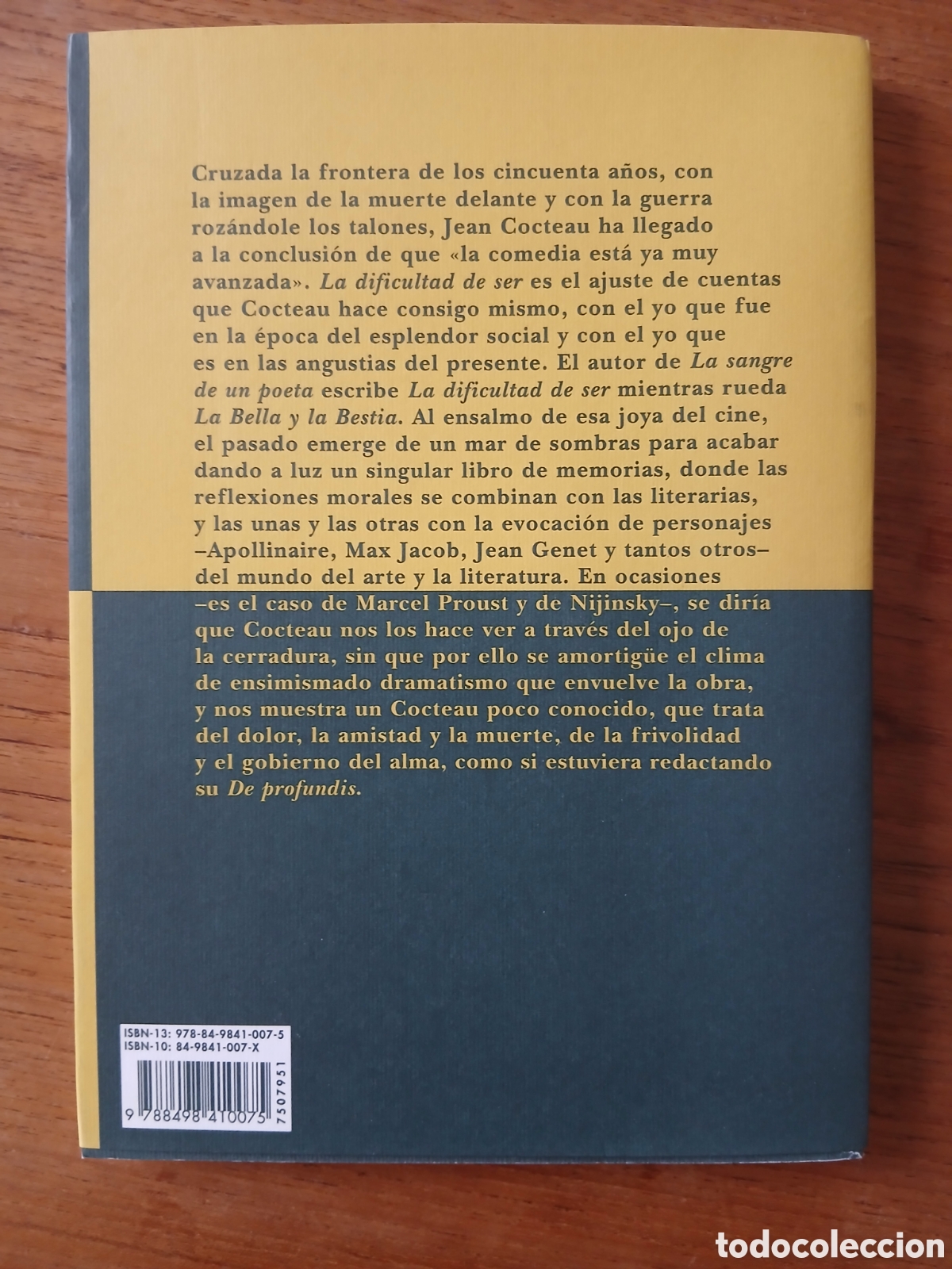 Libros de segunda mano: La dificultad de ser, de Jean Cocteau (Siruela) - Foto 2