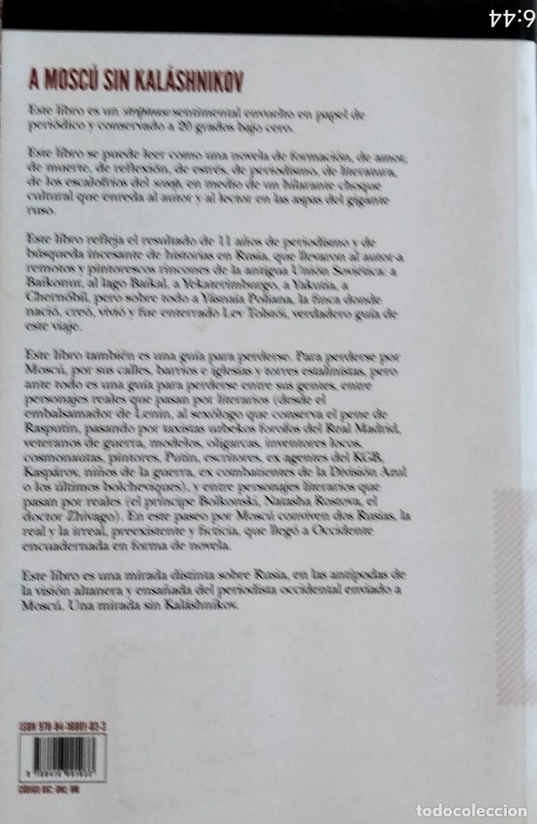 Libros de segunda mano: Daniel Utrilla-A Mosc&uacute; sin Kalashnikov.Libros del KO.2013. - Foto 2