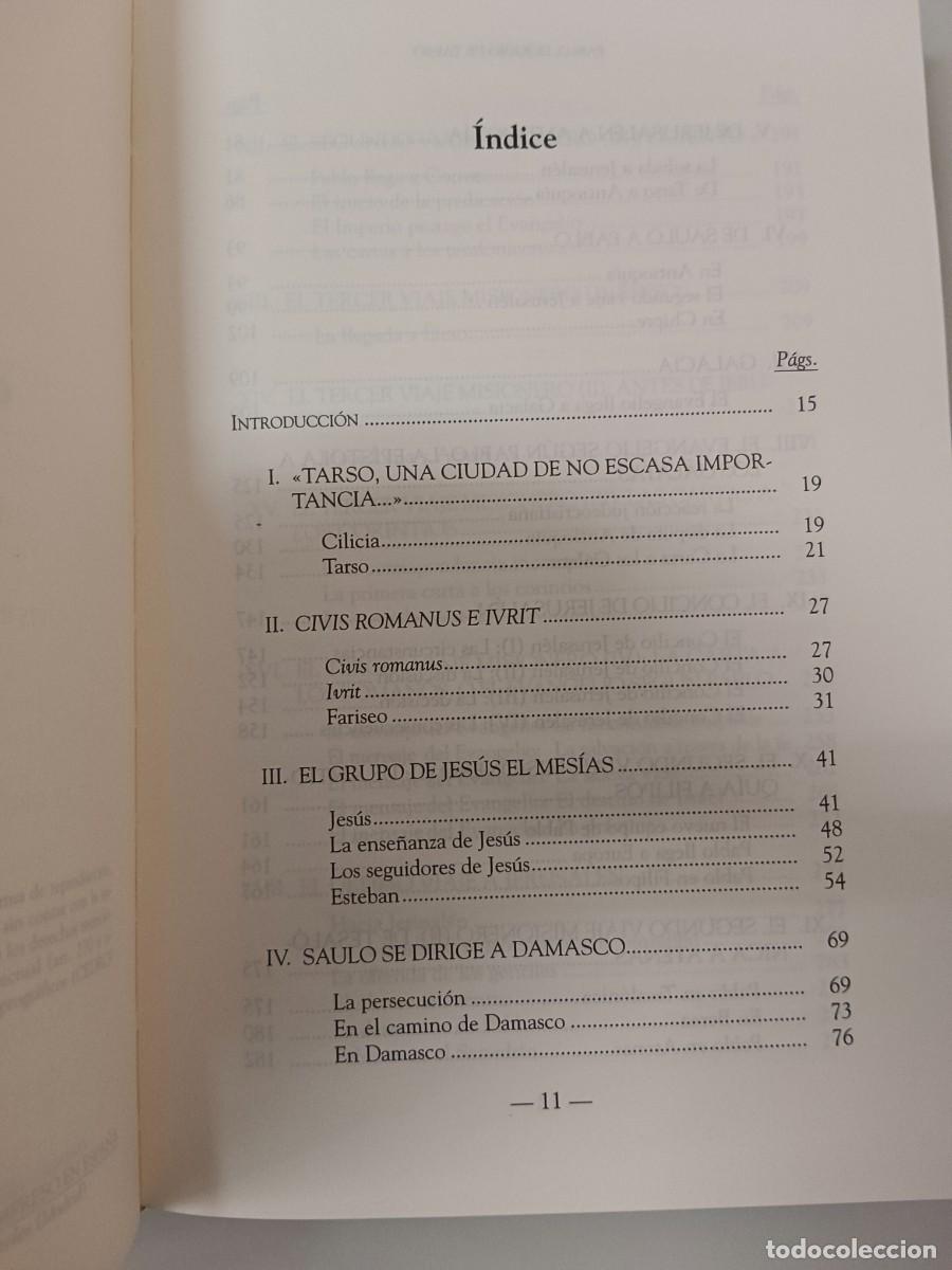 Libros de segunda mano: PABLO, EL JUD&Iacute;O DE TARSO C. VIDAL - Foto 6