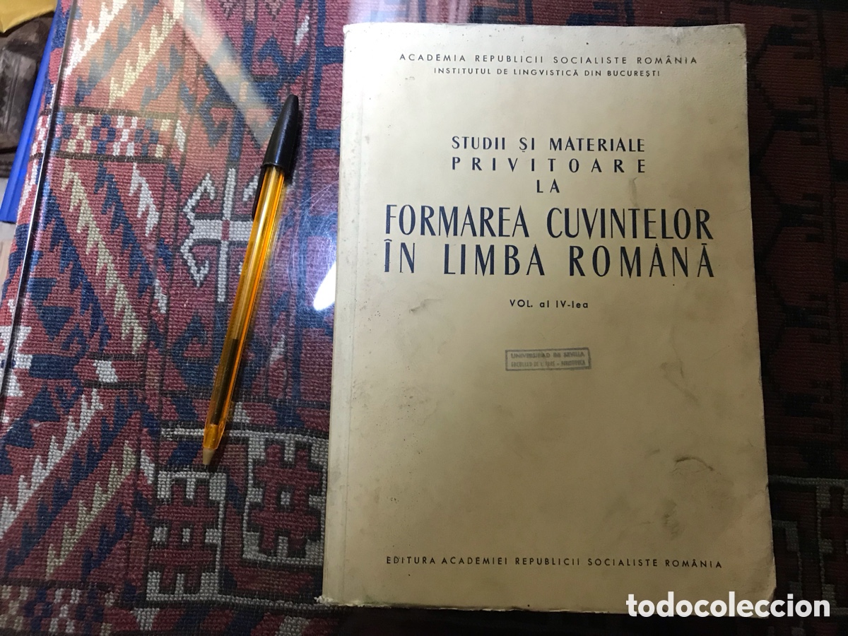 Libros de segunda mano: Formarea cuvintelor in limba romana. Studii si materiale privitoare la.. - Foto 1
