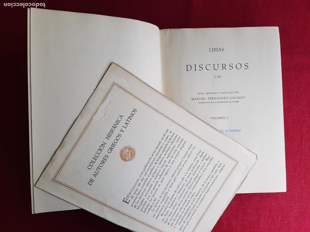 Libros de segunda mano: Discursos I-XII - Lisias - Foto 3