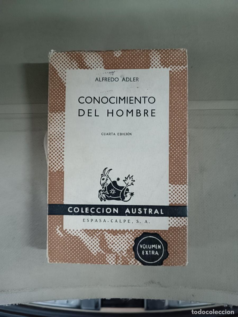 Libros de segunda mano: El conocimiento del hombre - Alfredo Adler. Austral - Foto 1