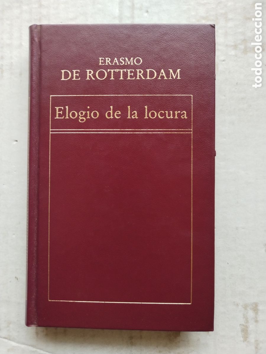 Libros de segunda mano: ELOGIO DE LA LOCURA/ERASMO DE ROTTERDAM - Foto 1