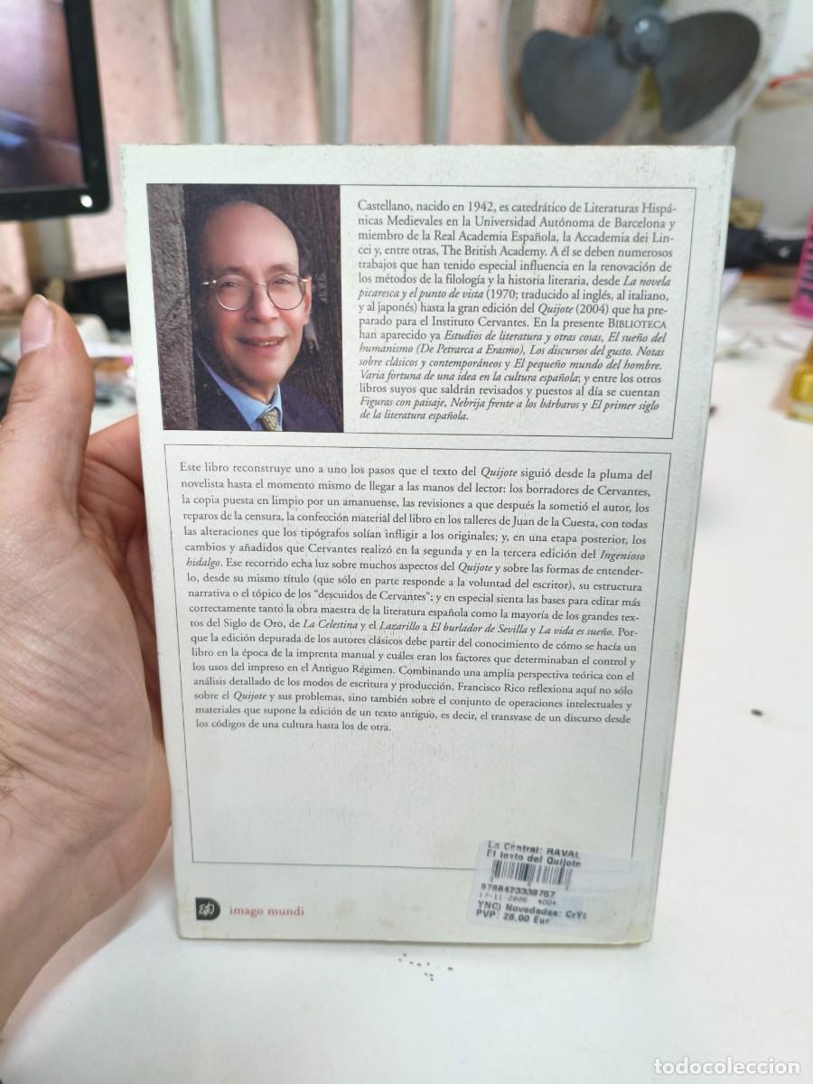 Libros de segunda mano: EL TEXTO DEL &rdquo;QUIJOTE&rdquo; FRANCISCO RICO - Foto 5