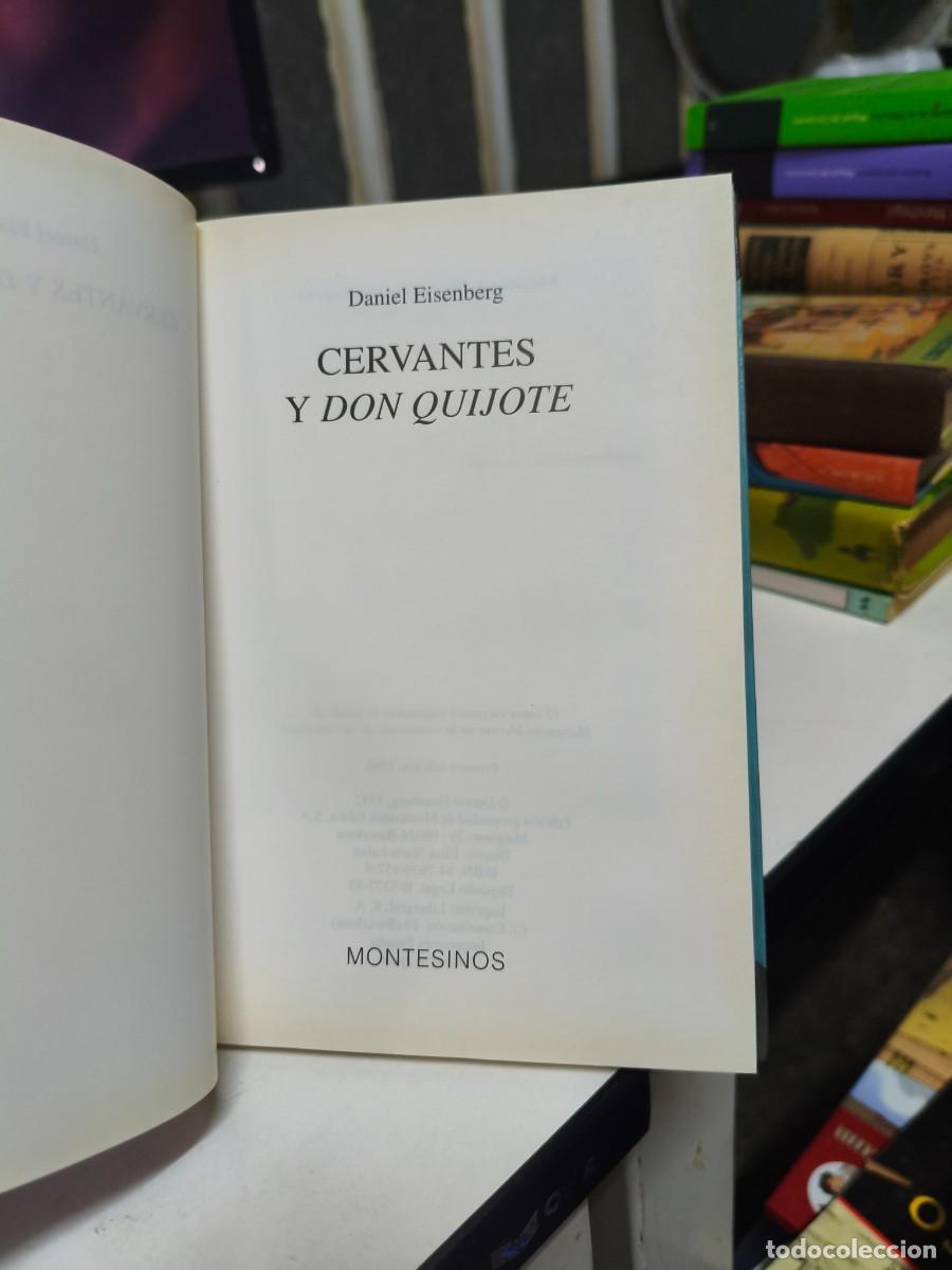 Libros de segunda mano: Cervantes y Don Quijote de Daniel Eisenberg. - Foto 2