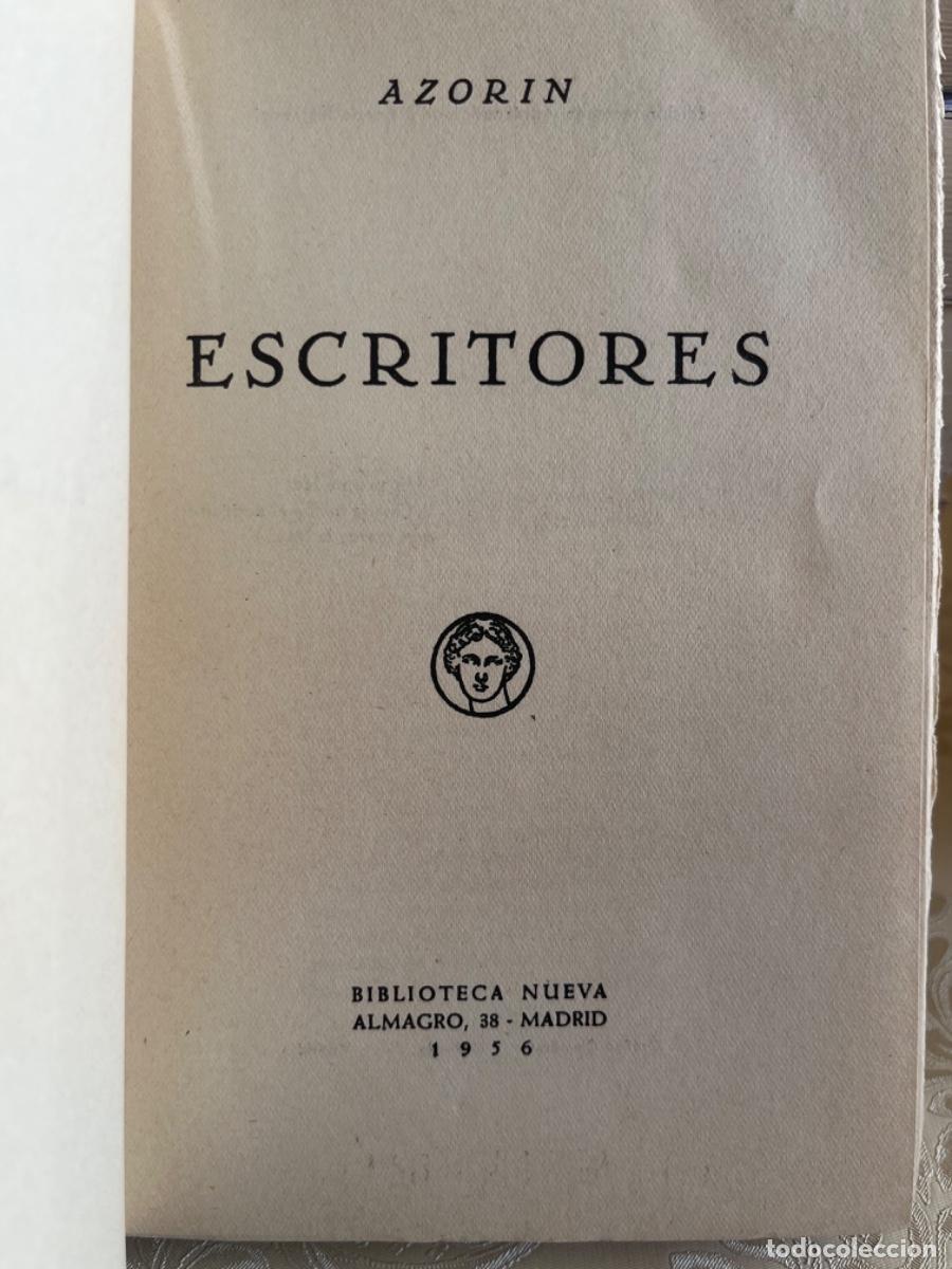 Libros de segunda mano: Azorin.- Escritores (ed. Garc&iacute;a Mercadal) - Foto 2