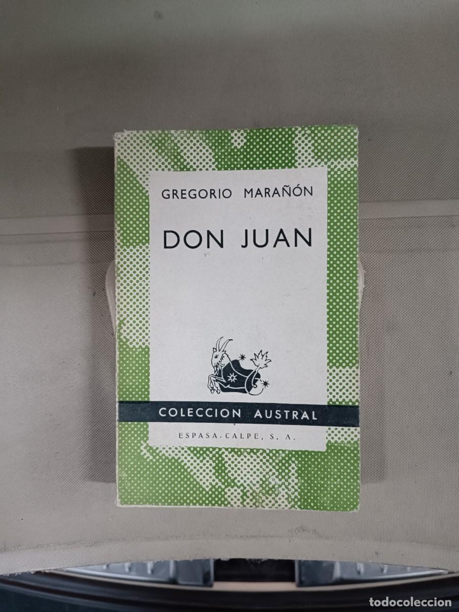 Libros de segunda mano: Don Juan - Gregorio Mara&ntilde;&oacute;n. Austral - Foto 1