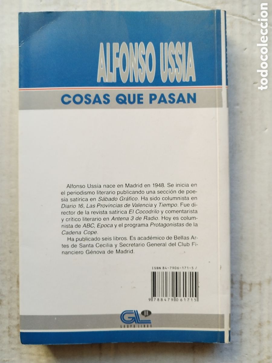 Libros de segunda mano: COSAS QUE PASAN/ALFONSO USSIA - Foto 3