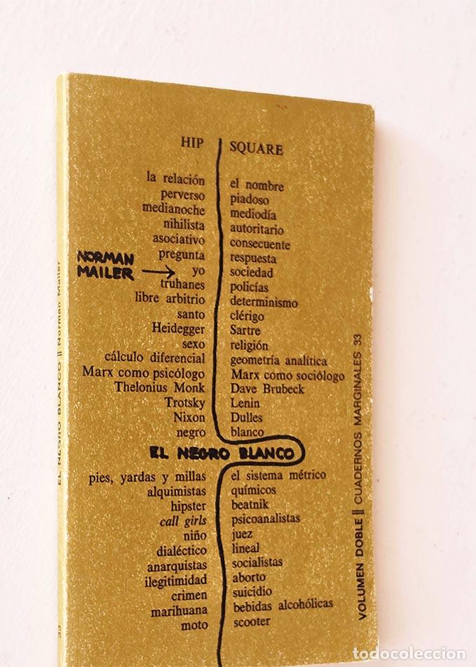 Libros de segunda mano: EL NEGRO BLANCO - MAILER, Norman - Foto 1