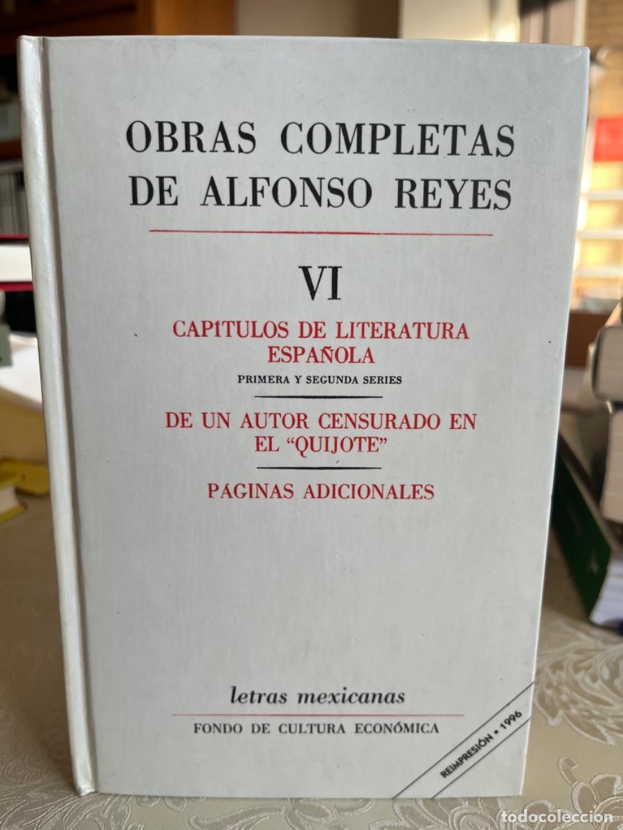 Libros de segunda mano: Reyes, Alfonso.-,Obras completas. Tomo VI - Foto 1