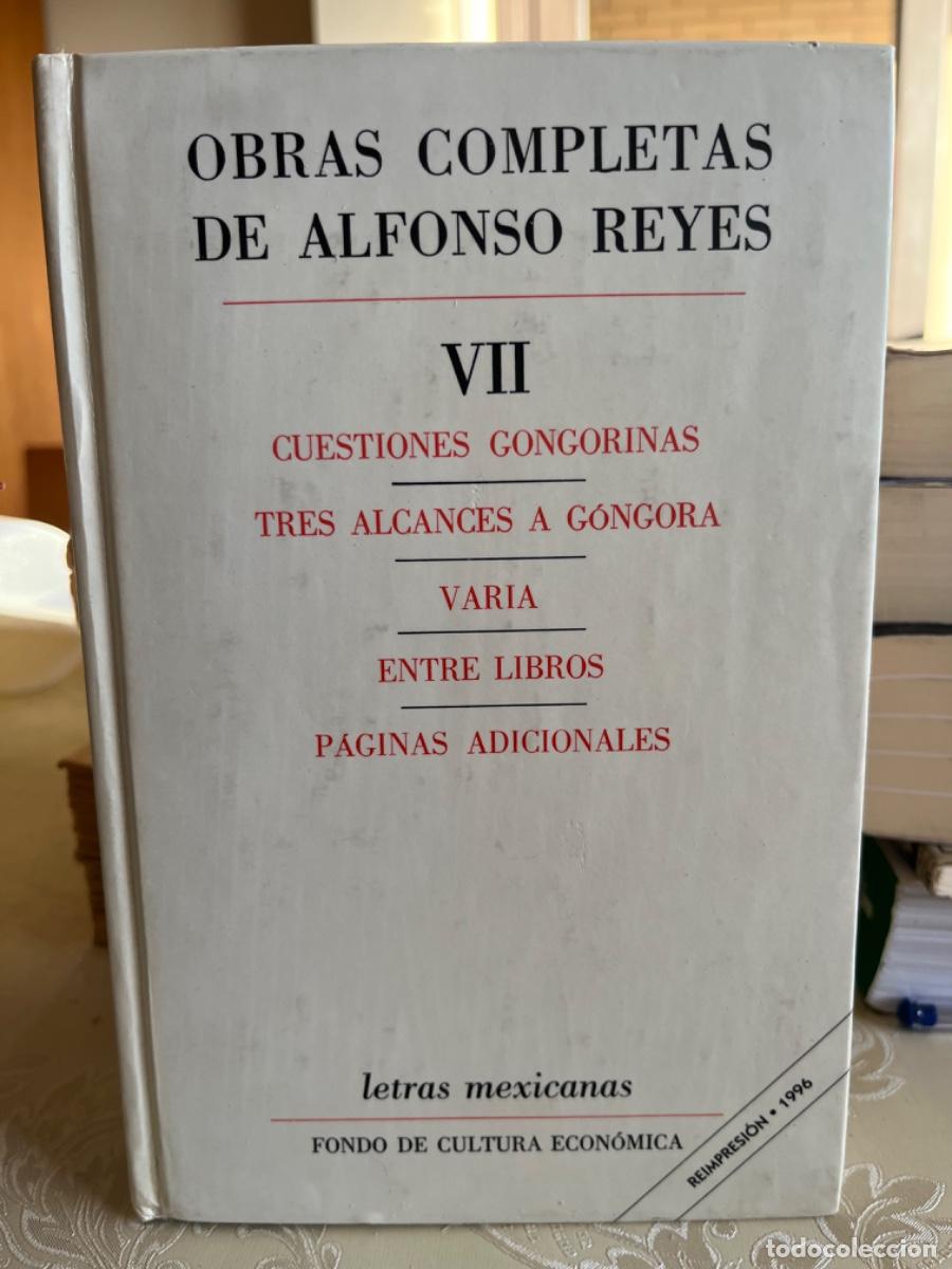 Libros de segunda mano: Reyes, Alfonso.- Obras completas. Tomo VII - Foto 1
