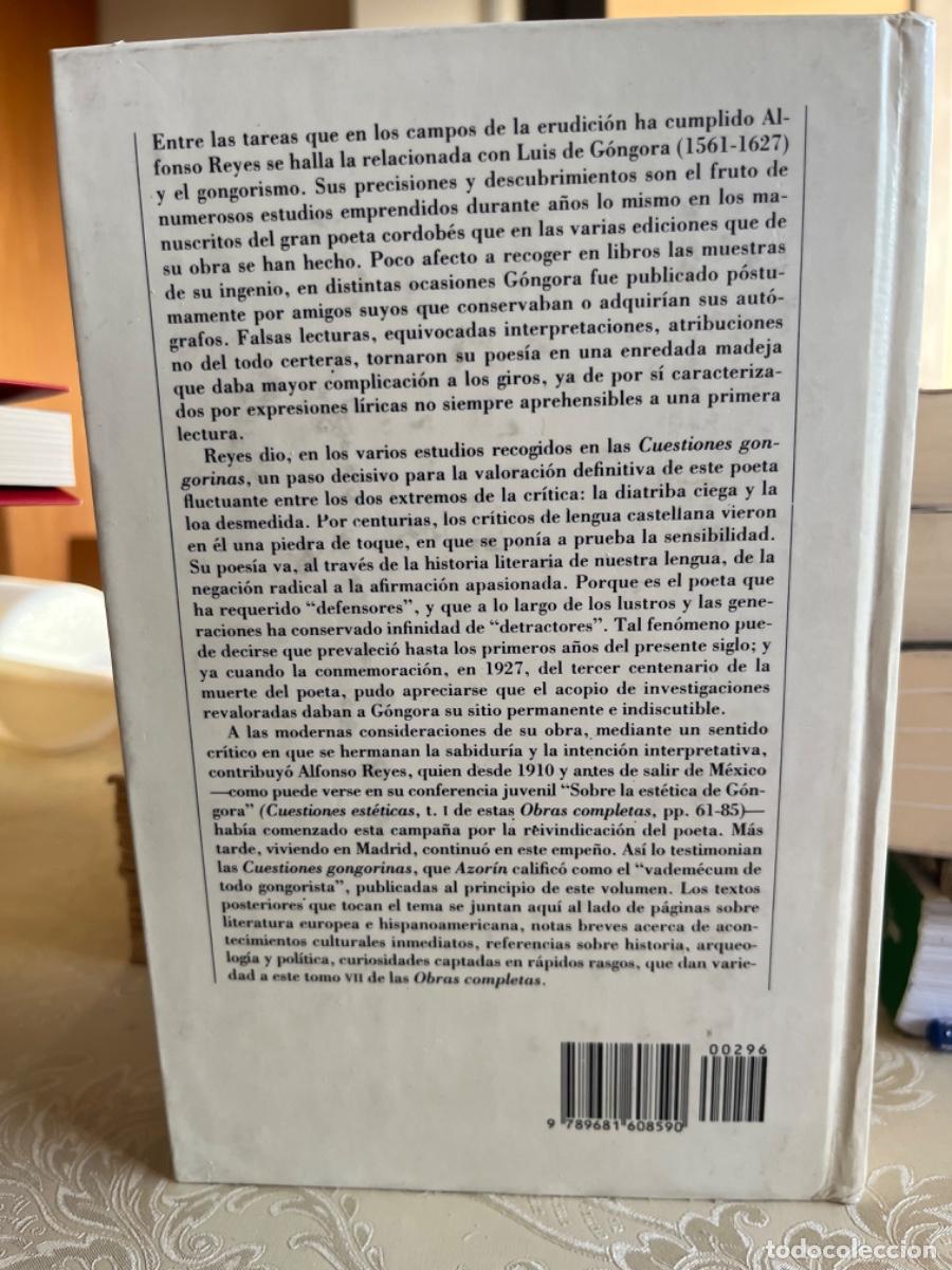 Libros de segunda mano: Reyes, Alfonso.- Obras completas. Tomo VII - Foto 3