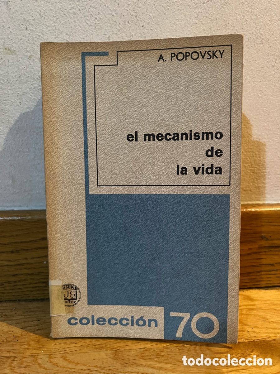 Libros de segunda mano: A. POPOVSKY el mecanismo de la vida - Foto 1
