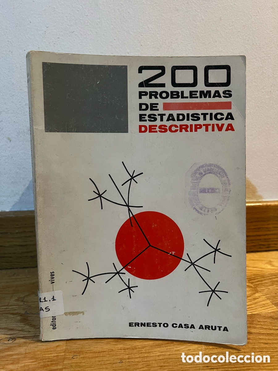 Libros de segunda mano: 200 PROBLEMAS DE ESTADISTICA DESCRIPTIVA ERNESTO CASA ARUTA - Foto 1