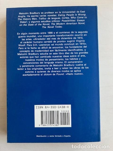 Libros de segunda mano: El mundo moderno -Malcolm Bradbury- - Foto 2