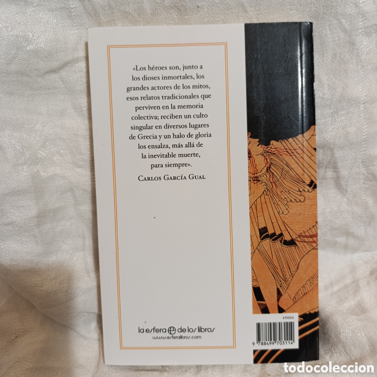 Libros de segunda mano: &rdquo;La gesta de los h&eacute;roes&rdquo; de Robin Hard.Mitologia griega. - Foto 2