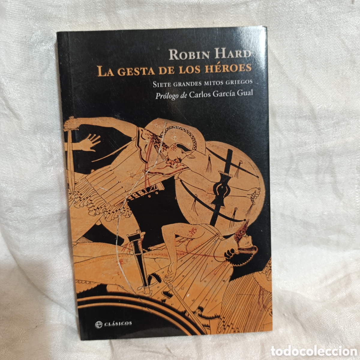 Libros de segunda mano: &rdquo;La gesta de los h&eacute;roes&rdquo; de Robin Hard.Mitologia griega. - Foto 1