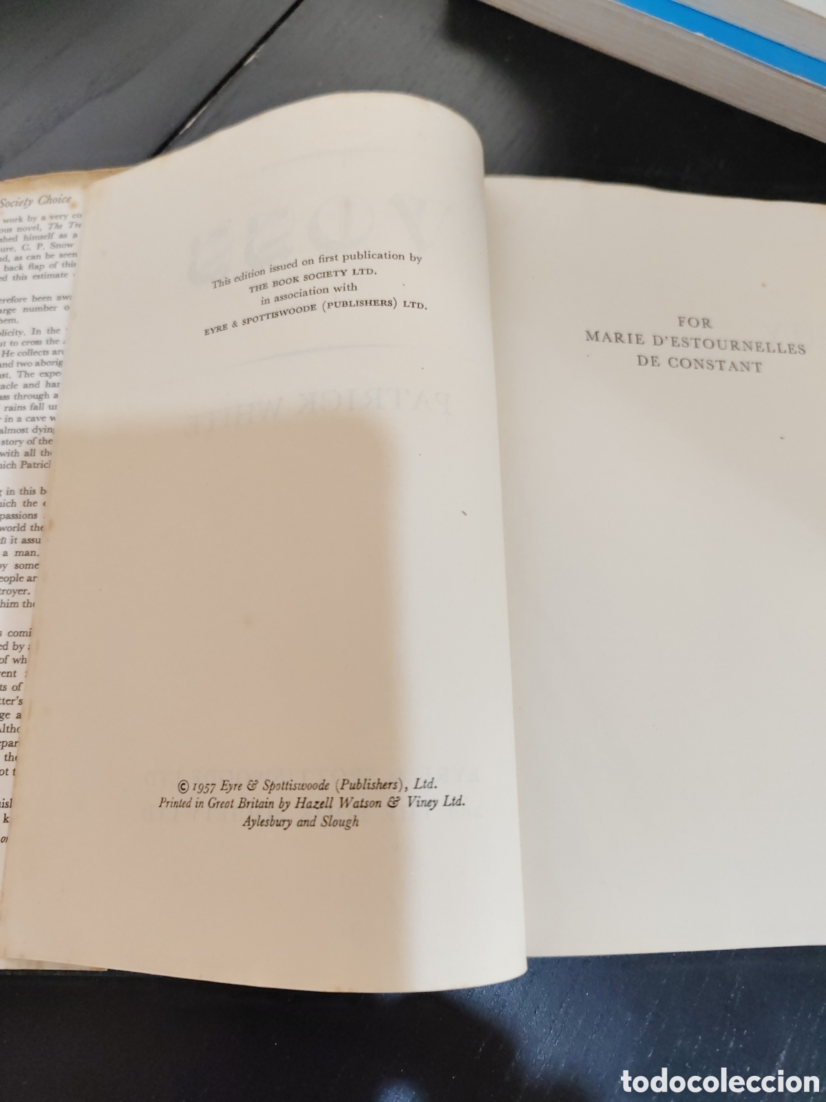 Libros de segunda mano: VOSS de Patrick White 1957 - Foto 4