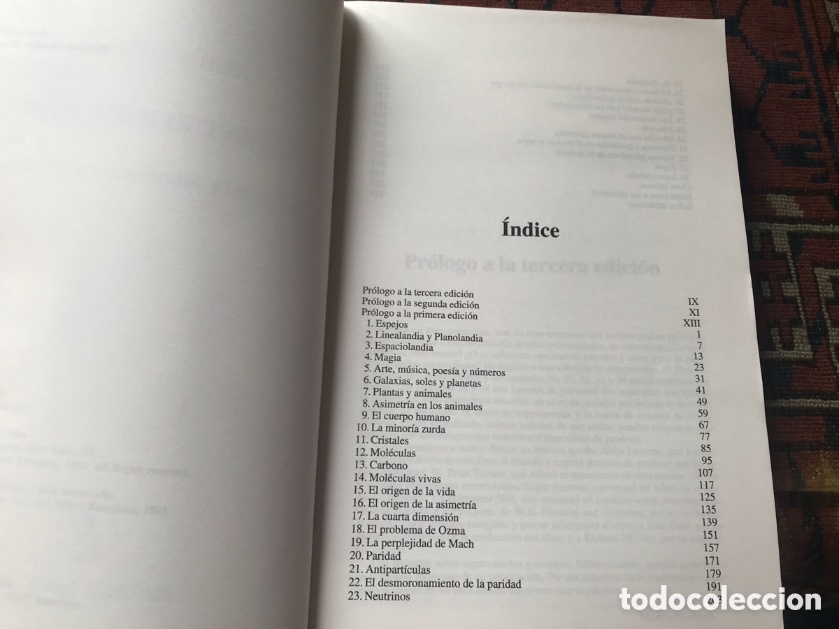 Libros de segunda mano: El universo ambidiestro. Martin Gardner. Labor - Foto 2