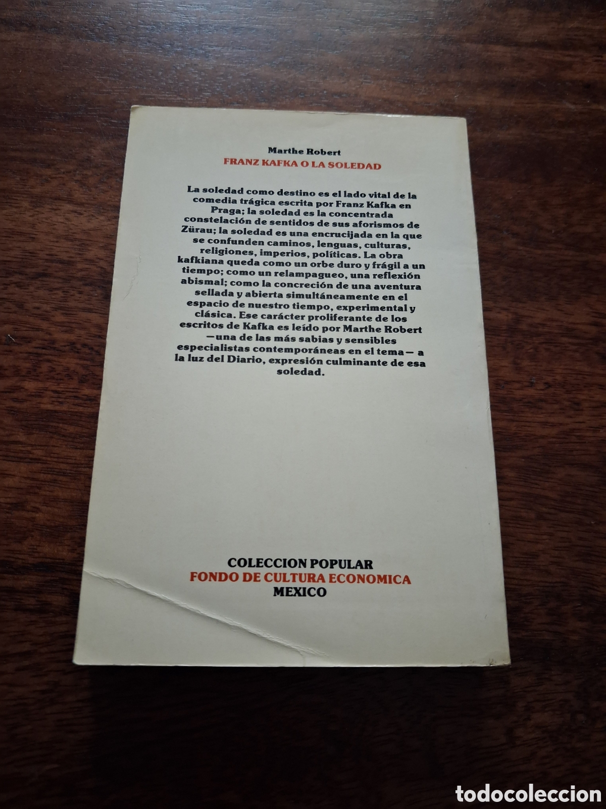 Libros de segunda mano: Franz Kafka o la soledad, Marthe Robert - Foto 2