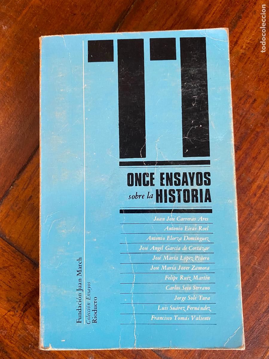 Libros de segunda mano: ONCE ENSAYOS SOBRE LA HISTORIA - FUNDACION JUAN MARCH 1976