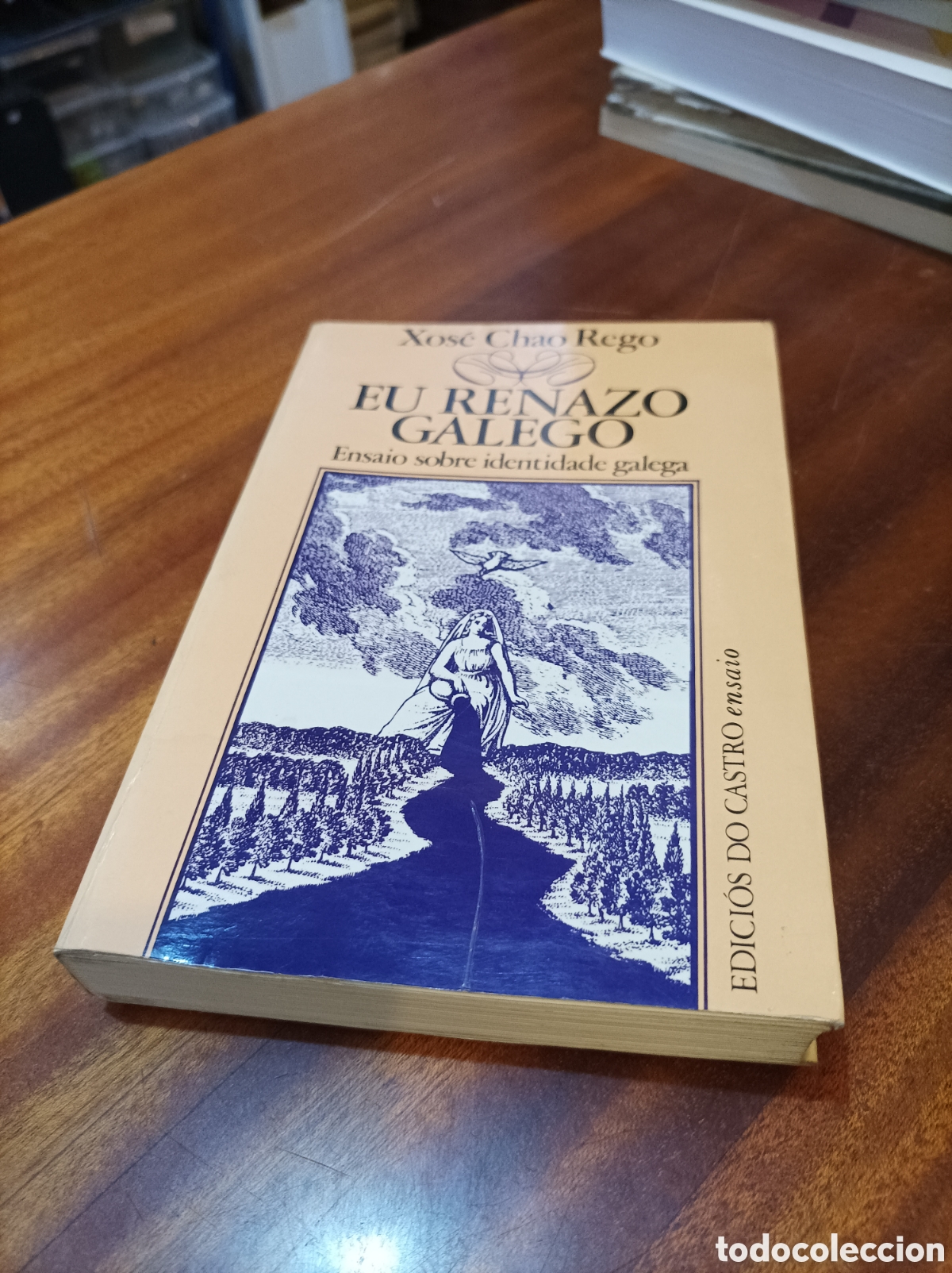 Libros de segunda mano: EU RENAZO GALEGO.ENSAIO SOBRE IDENTIDADE GALEGA.XOSE CHAO REGO DEDICADO POR EL AUTOR.