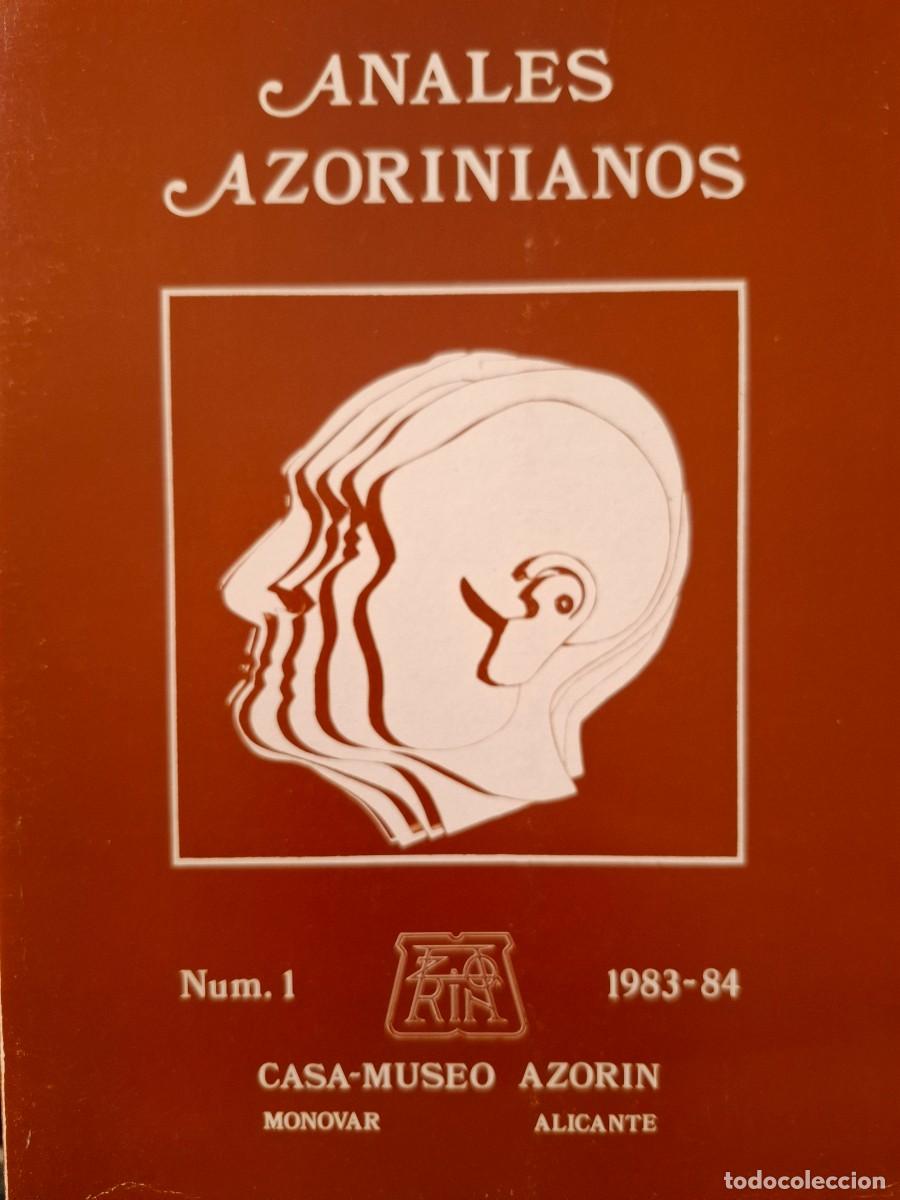 Libros de segunda mano: anales azorinianos 1 1983-84 vv aa - Foto 1