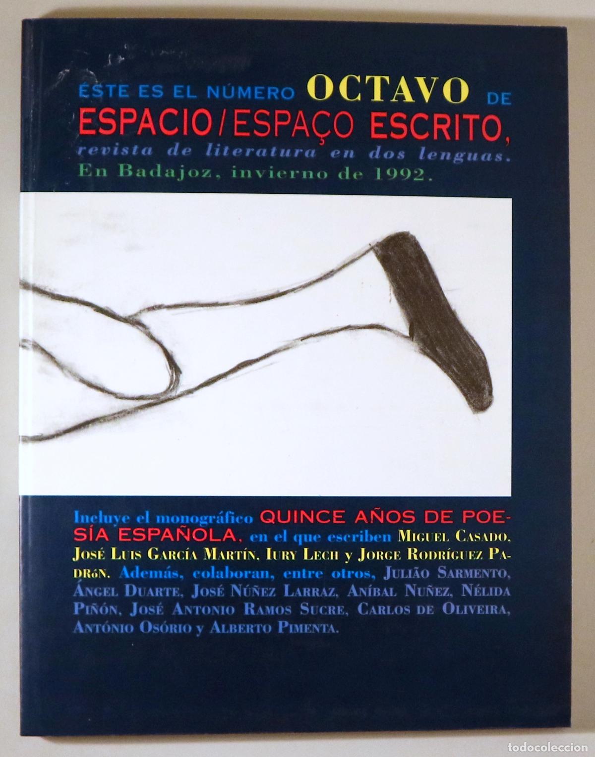 Libri di seconda mano: ESPACIO / ESPA&Ccedil;O N&ordm; 8 - Badajoz 1992 - Ilustrado
