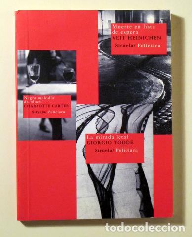 Gebrauchte B&uuml;cher: Siruela. Serie policiaca. Material de promoci&oacute;n - Madrid s/f