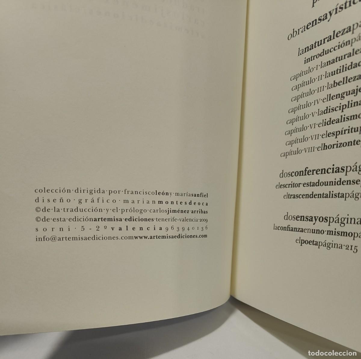Libros de segunda mano: OBRA ENYAS&Iacute;STICA - RALPH WALDO EMERSON - Artemisa Ediciones - Foto 8