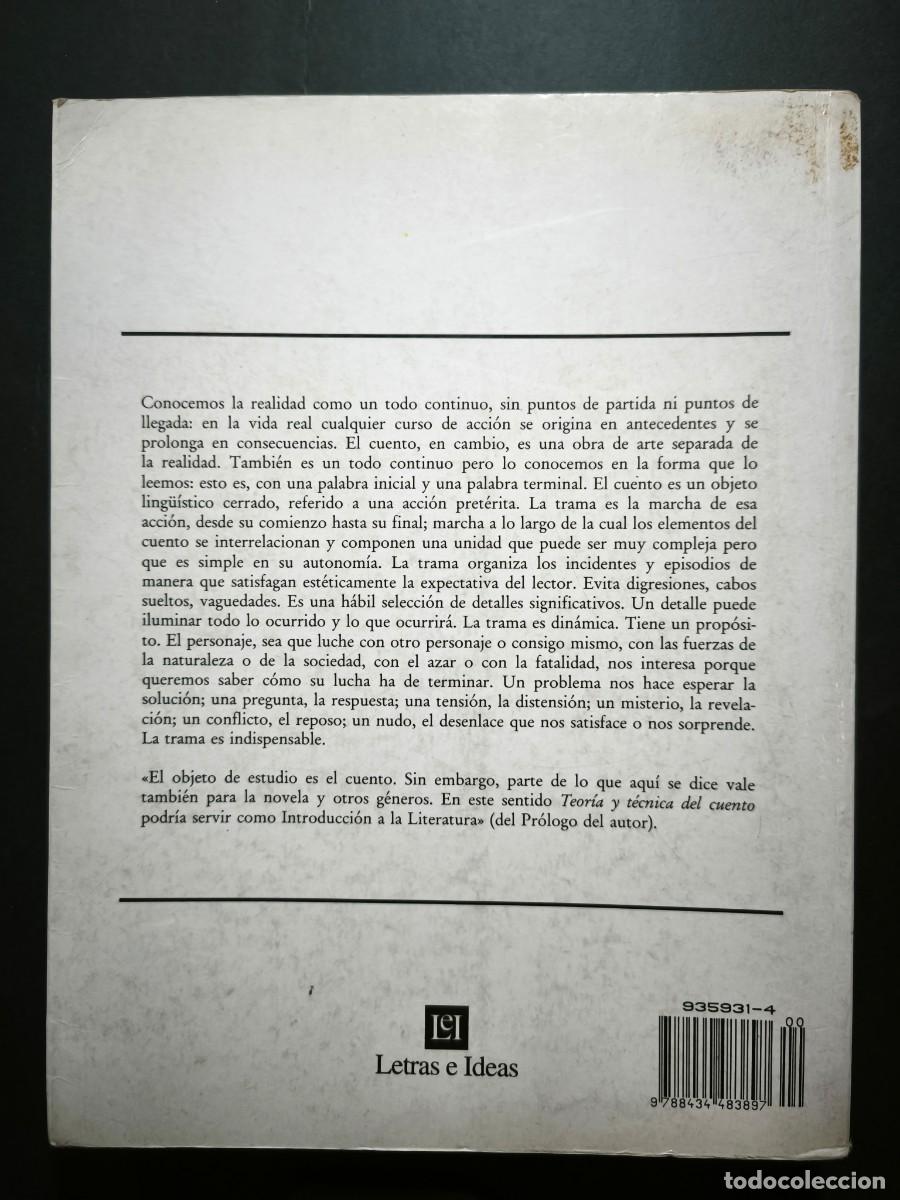 Libros de segunda mano: Teor&iacute;a y t&eacute;cnica del cuento - Enrique Anderson Imbert - Foto 2
