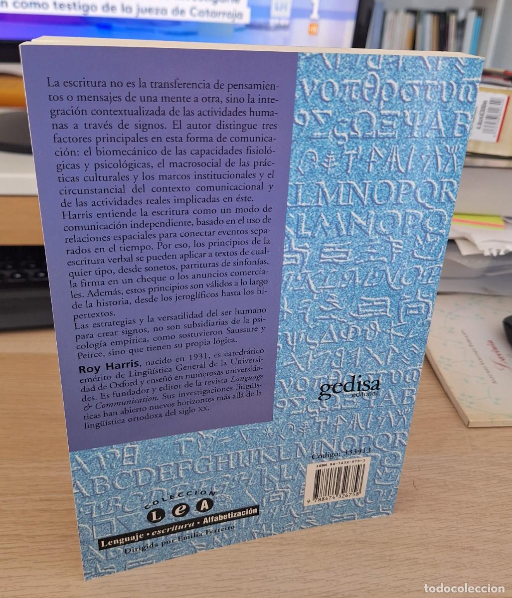 Libros de segunda mano: SIGNOS DE ESCRITURA - HARRIS, ROY - Foto 2