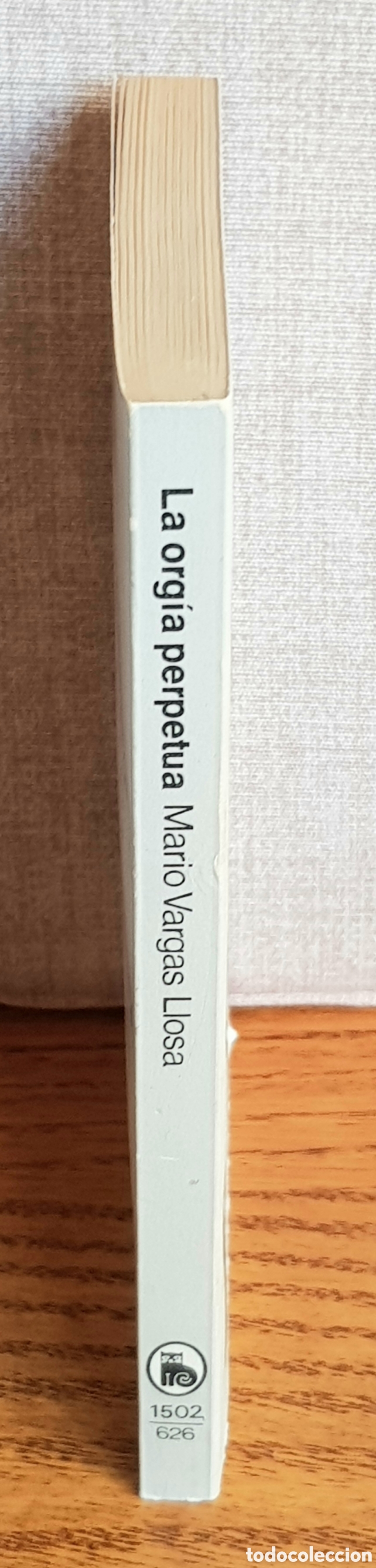 Libros de segunda mano: La org&iacute;a perpetua. Mario Vargas Llosa - Foto 3