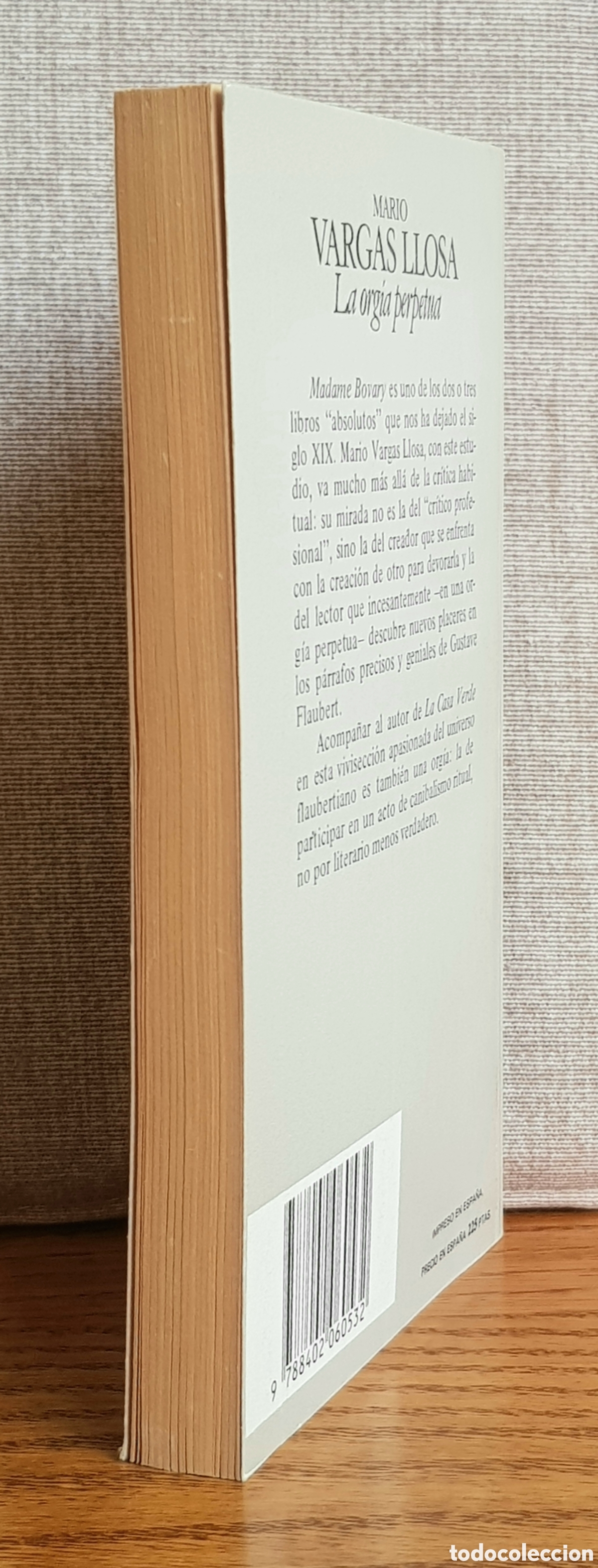 Libros de segunda mano: La org&iacute;a perpetua. Mario Vargas Llosa - Foto 4