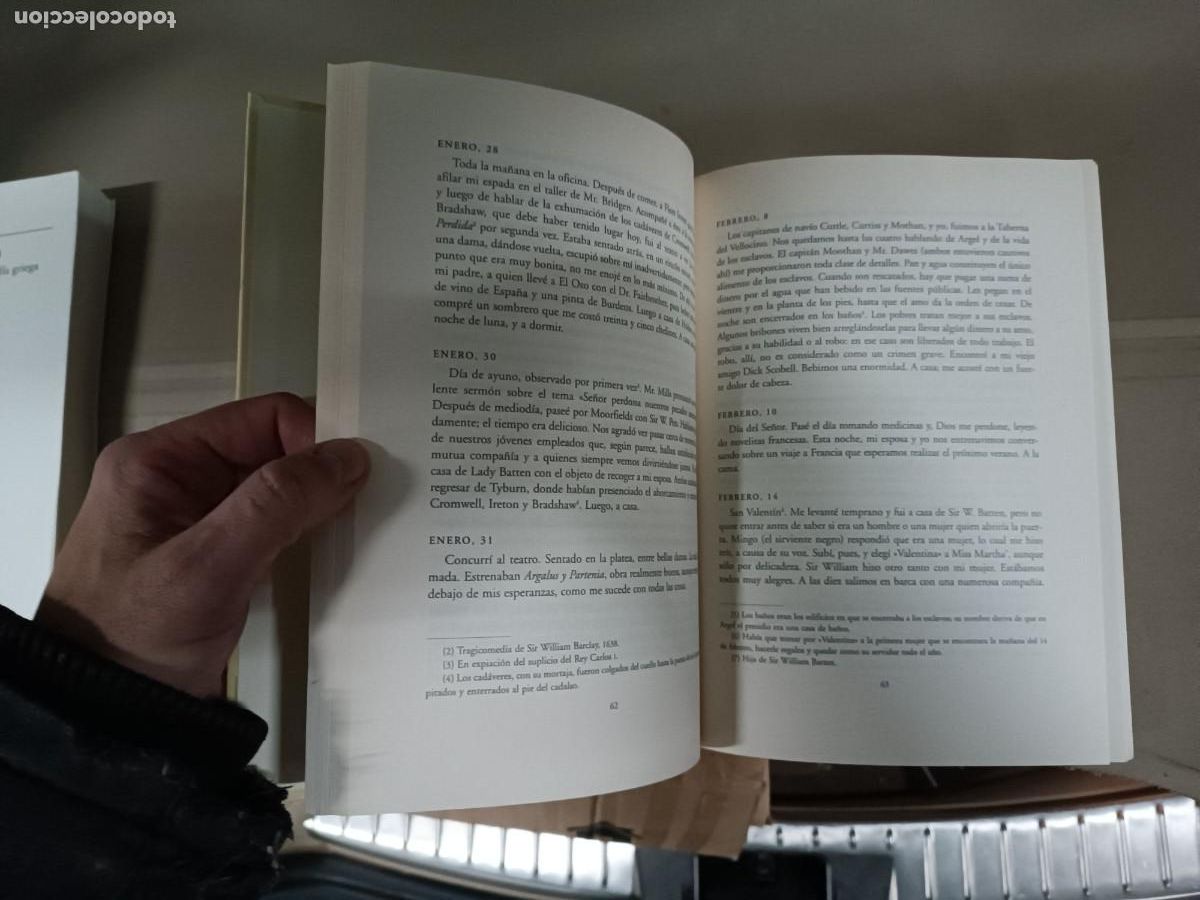 Libros de segunda mano: Diarios (1660-1669) - Samuel Pepys - Foto 4