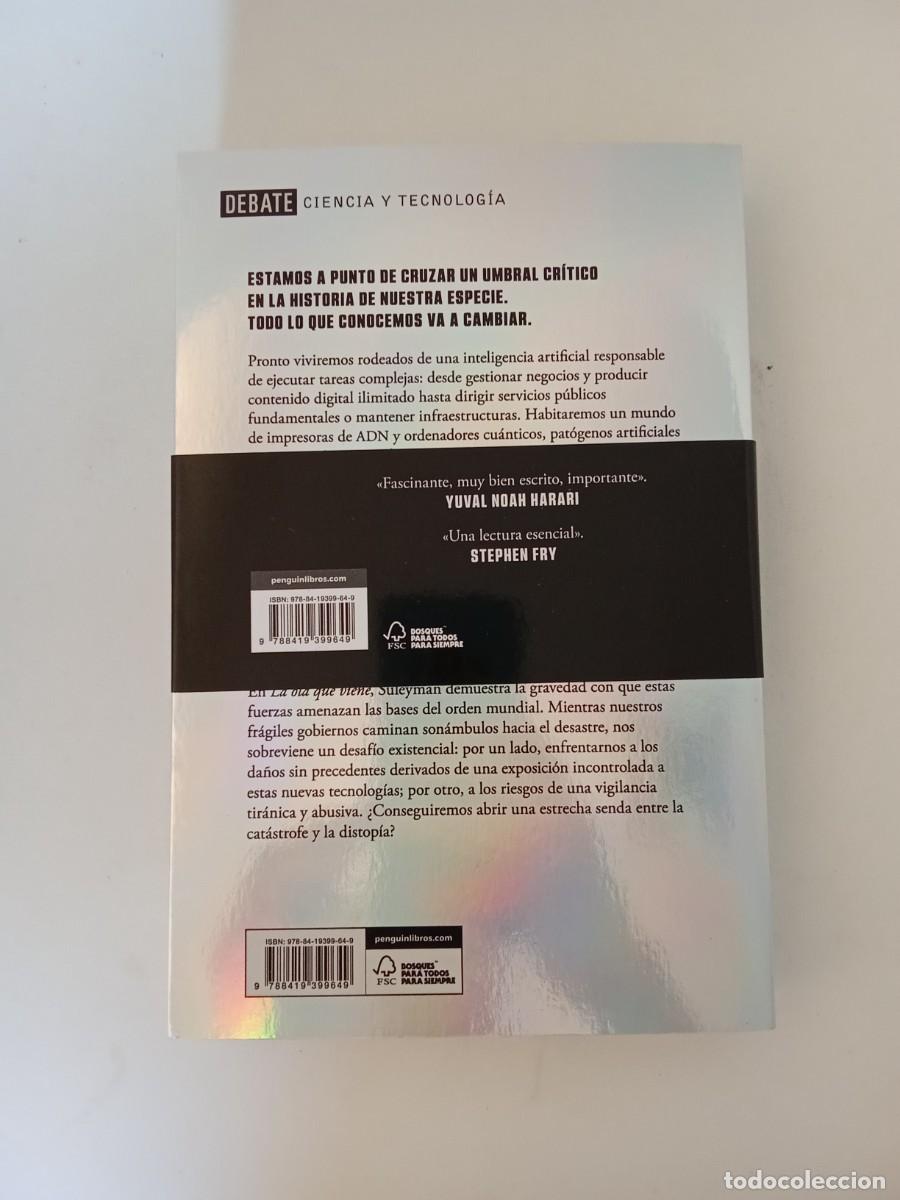 Libros de segunda mano: Mustafa Suleyman. La ola que viene - Foto 3