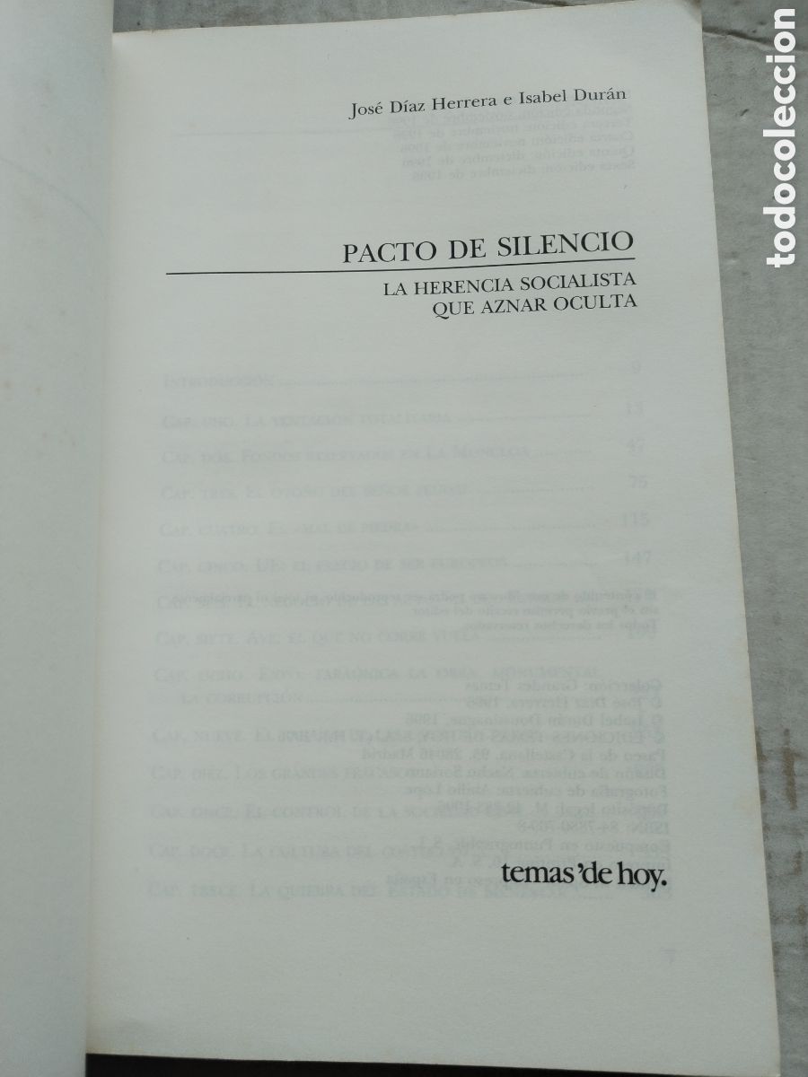 Libros de segunda mano: PACTO DE SILENCIO/ISABEL DURAN - Foto 4