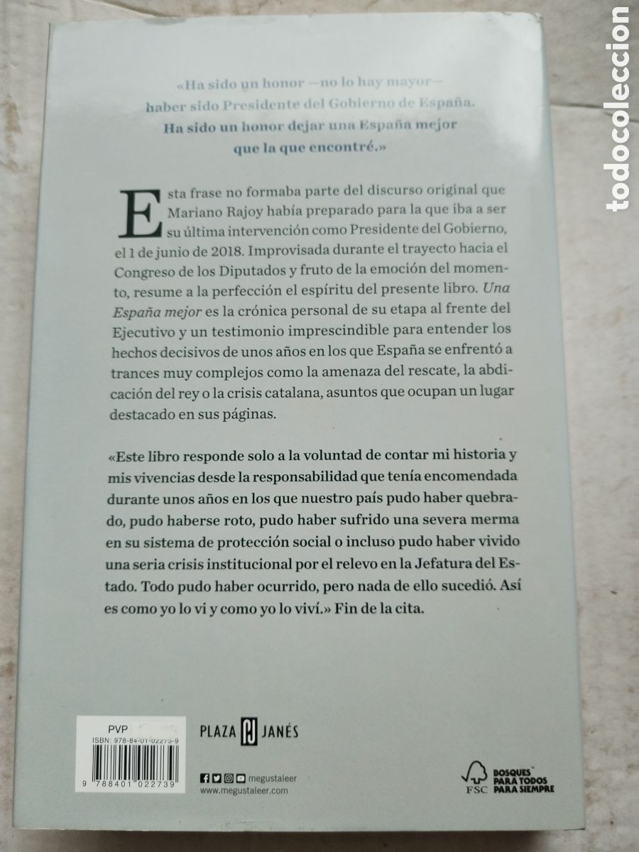 Libros de segunda mano: UNA ESPA&Ntilde;A MEJOR/MARIANO RAJOY - Foto 7
