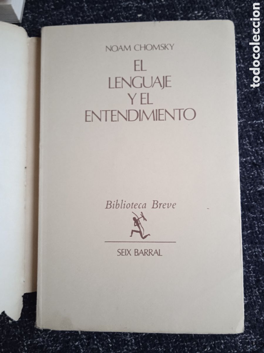 Libros de segunda mano: El lenguaje y el entendimiento./ Noam Chomsky -ED. SEIX BARRAL